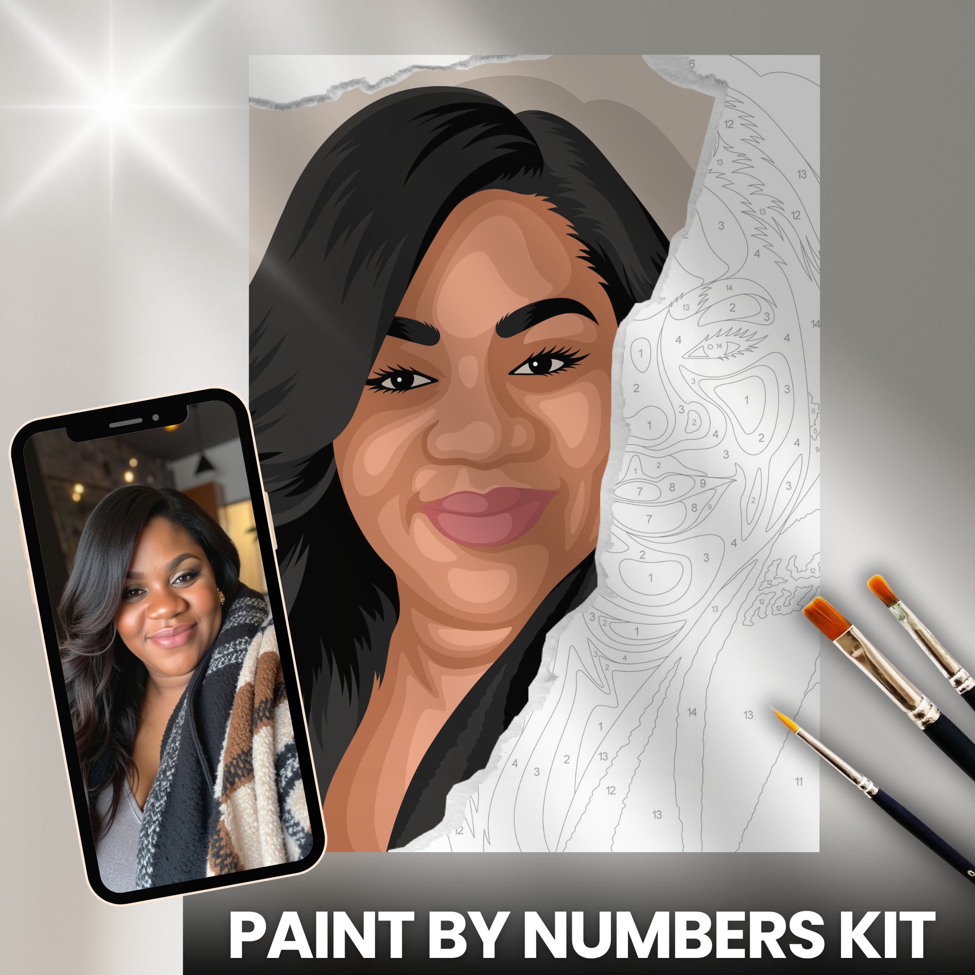 DIY Paint Party Selfie Kit