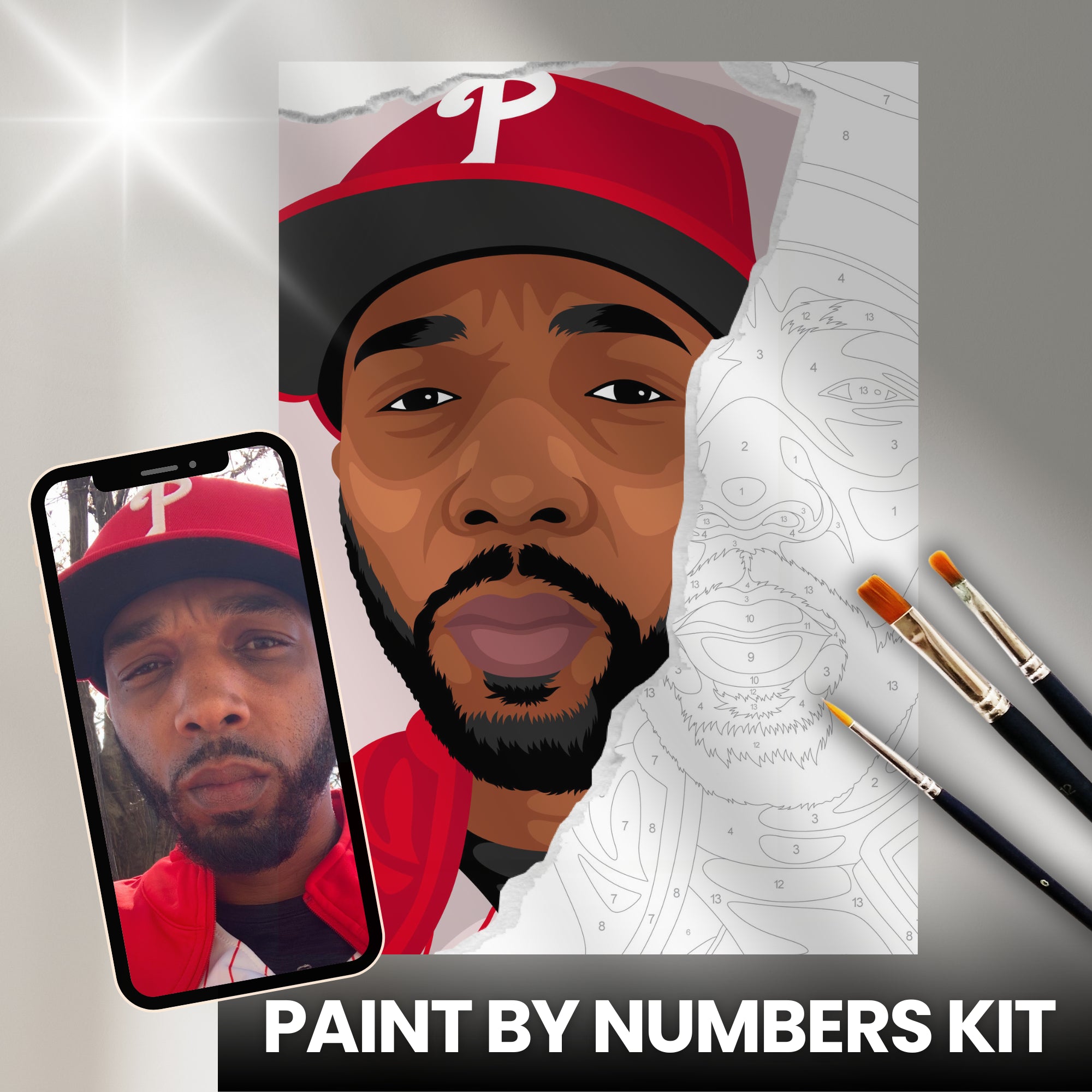 DIY Paint Party Selfie Kit