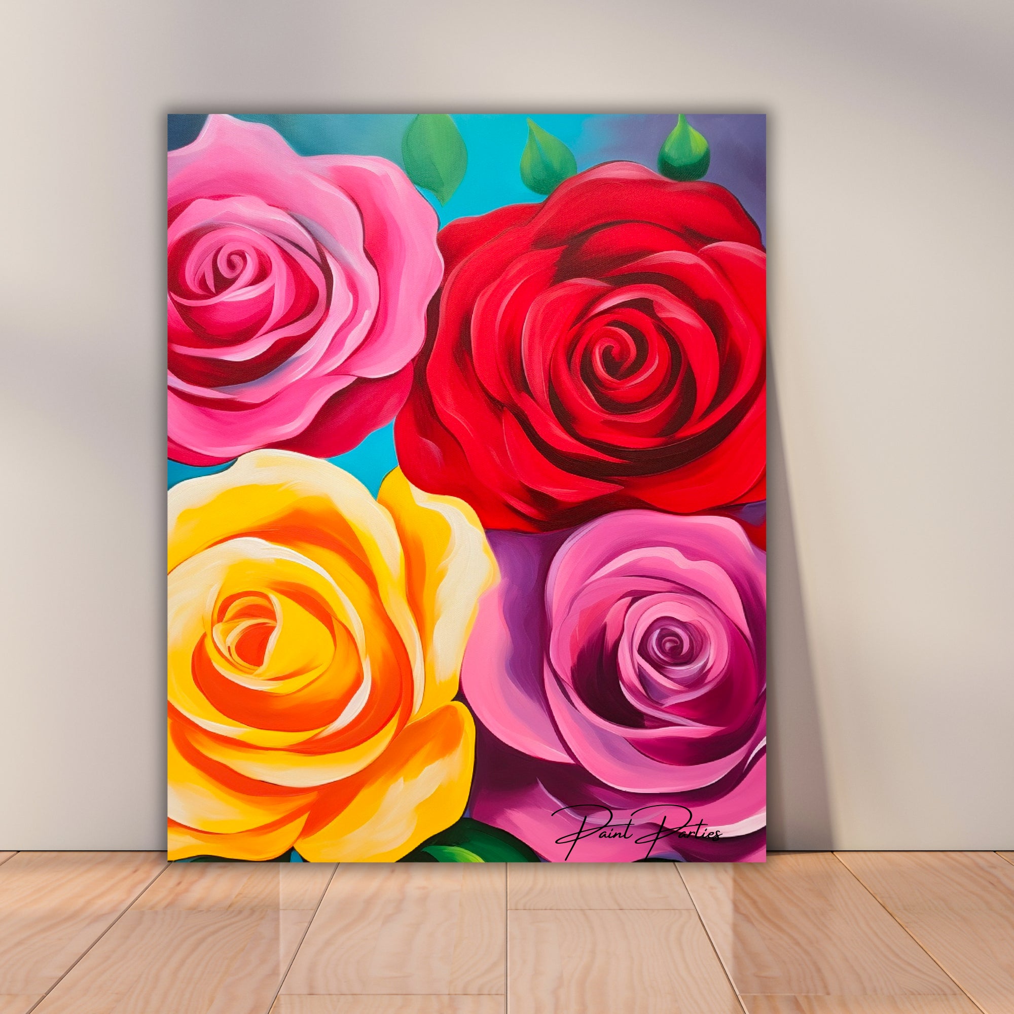 Box Of Roses DIY Painting Kit
