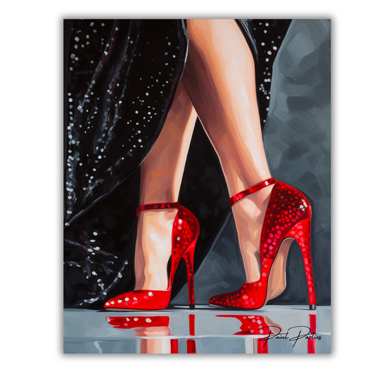 Evening Red Heels DIY Painting Kit