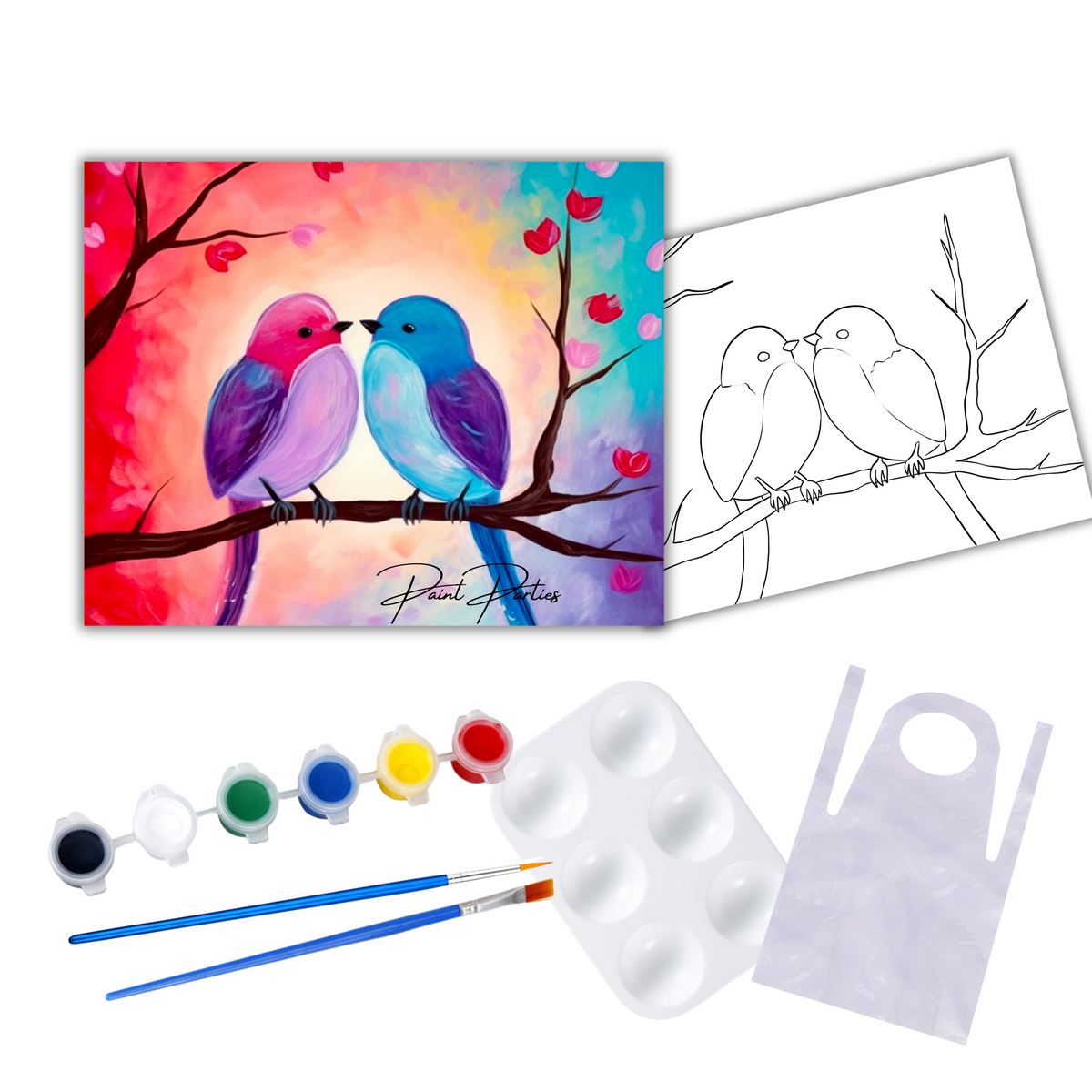Love Birds DIY Painting Kit