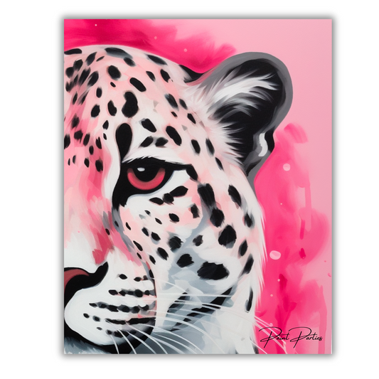 Pink Leopard DIY Painting Kit